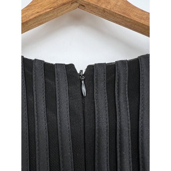 Xscape‎ Cocktail Dress Women's Size 6 Joanna Chen Black Bodycon Sleeveless - Picture 7 of 7